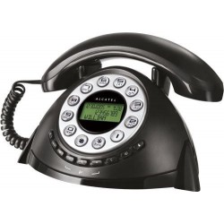 Alcatel Temporis Retro - Teléfono fijo con diseño Vintage y características modernas
