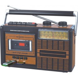 Radio Cassette con Conexión USB y Tarjetas SD
